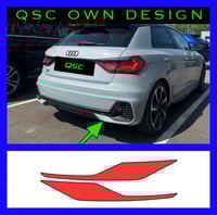 Image 1 of X2 Audi A1 Gen 2 Rear  Bumper trim stickers copy