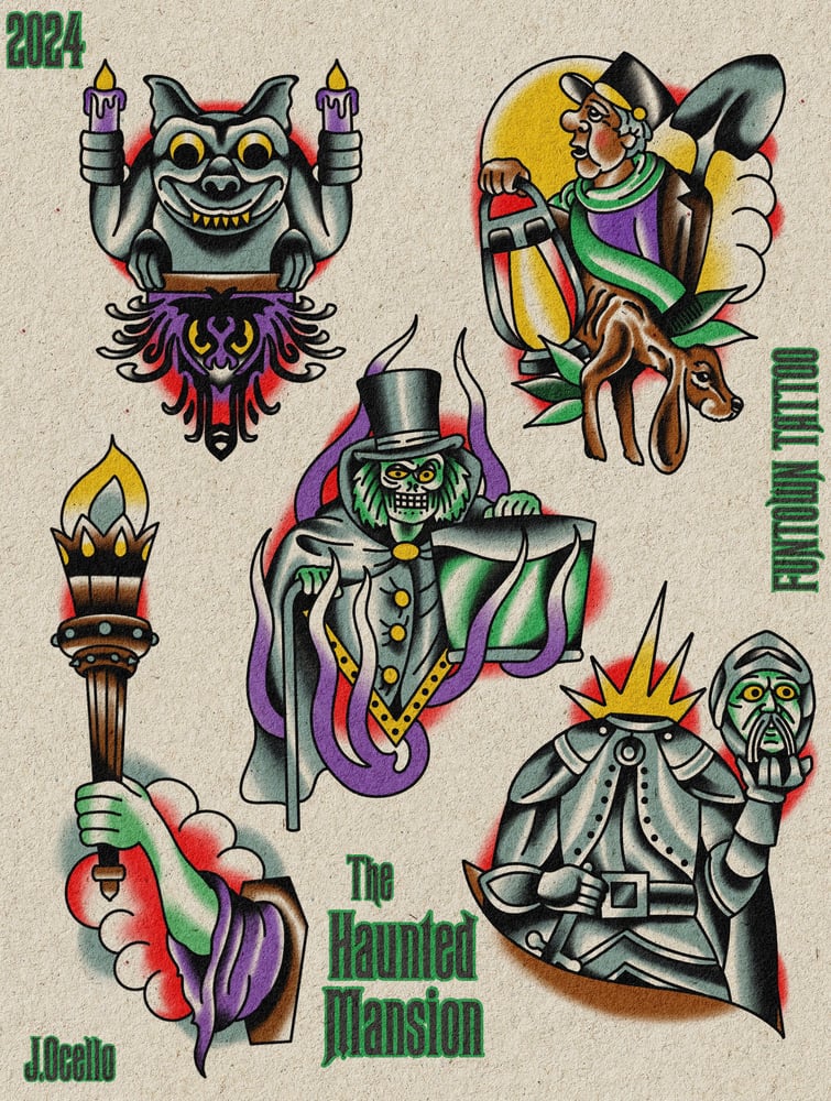 Image of Haunted Mansion 11X14 Flash sheet