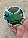 Jaws holographic stickers 