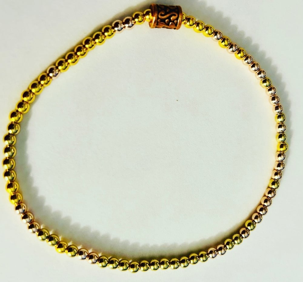 Image of Gold ball anklet 