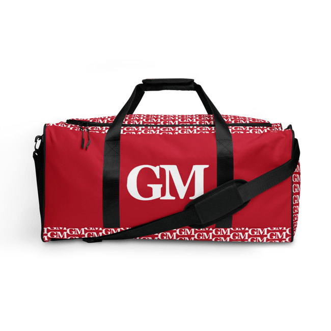 Red Gm Duffle bag