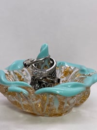 Image 8 of Handcrafted Resin Flower Ring Holder