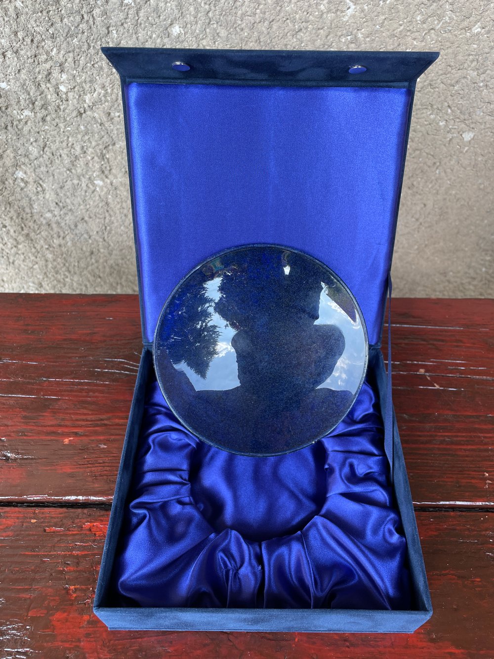 Image of Astral-Theurgic Mirror in a Handmade Box. IN STOCK 12/2022
