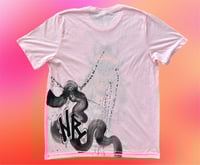 Image 2 of “BEE NICE” ONE OF A KIND HAND PAINTED T-SHIRT LARGE