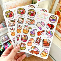 Image 1 of Aloha Delish Sticker Sheet