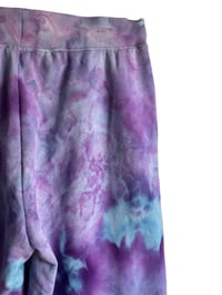 Image 9 of L Ladies/Junior's Sweatsuit Set in Purple Haze Ice Dye