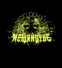 Image 2 of Neon MySpace Skulls Tee