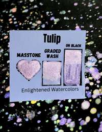 Image 5 of Tulip Half Pan Watercolor From the Spring Fever Palette 