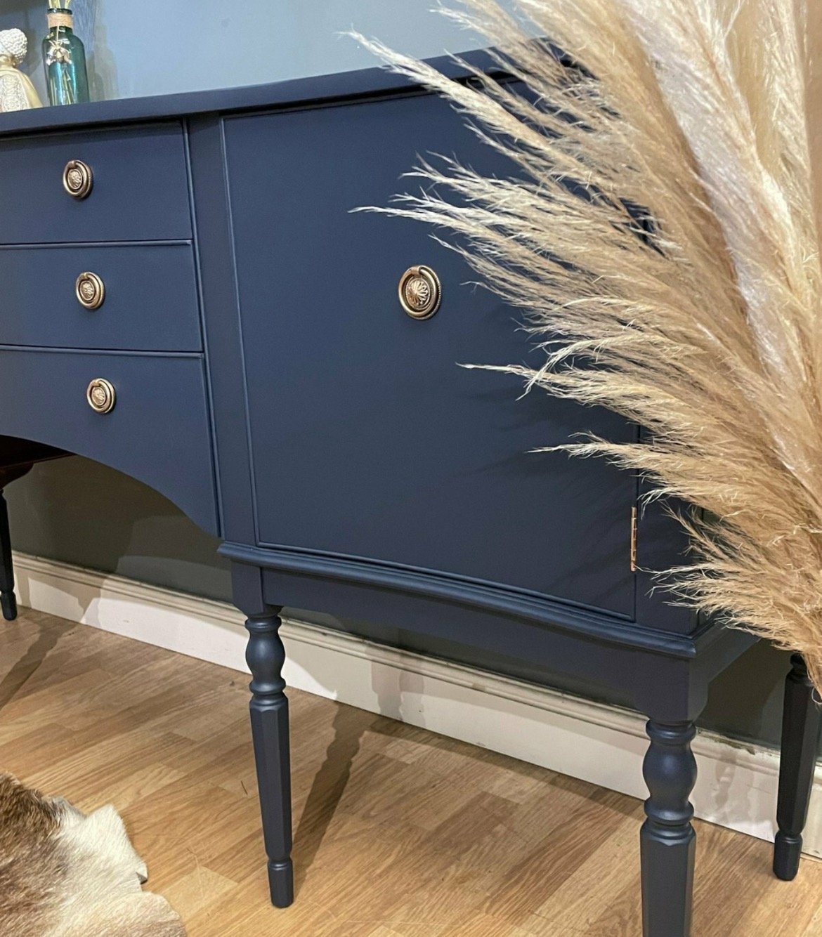 Image of Stunning dark blue sideboard 