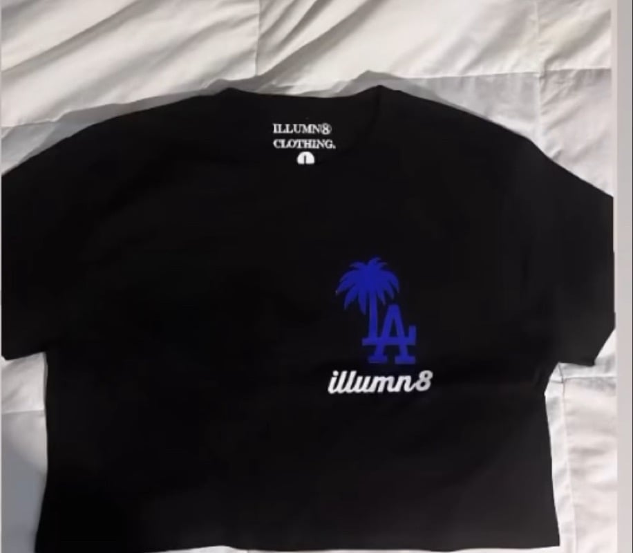 Image of Crop top la palm trees