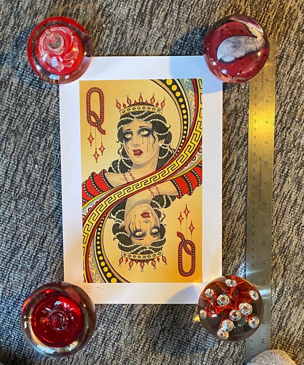Image of QUEEN OF DIAMONDS (out of print collectable)