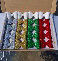 Image 2 of Mini glitter craft bows 