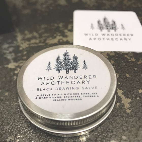 Image of Black Drawing Salve Wild Wanderer Apothecary