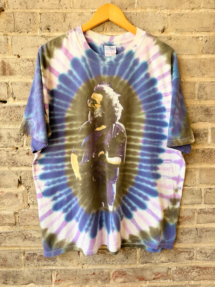 Image of Rare 1996 Vintage JERRY GARCIA GRATEFUL DEAD Tie-Dye Concert Tee, SIZE: XL