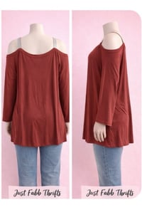 Image 4 of Sz 30/32 Leisure Bedazzled shoulder strap top #712*14 (Gently Used)