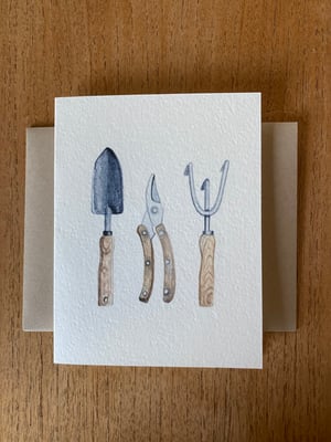 Image of Garden Tools Greeting Card