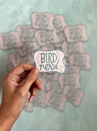 Image 2 of BIRD NERD sticker