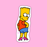 Bart Glam Sticker