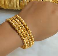Image 2 of 4 Pieces Gold Plated Bangles Set_GPB_1213