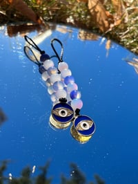 Image 3 of Round Evil Eye keychains 