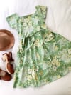 Green Vintage Floral Size 14 Julia Dress with Free Postage 