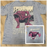 Xlarge Spiderman blue destroyed 