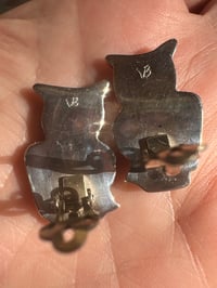 Image 3 of Inlay Owl 🦉 earrings 