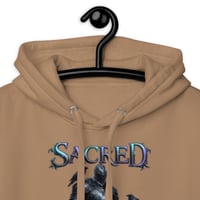 Image 17 of Unisex Hoodie, Sacred Savage Ravens & Knight Gothic Hoodie