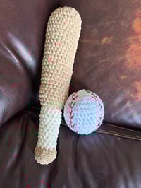 Image 6 of Baseball & Bat Crocheted bundle