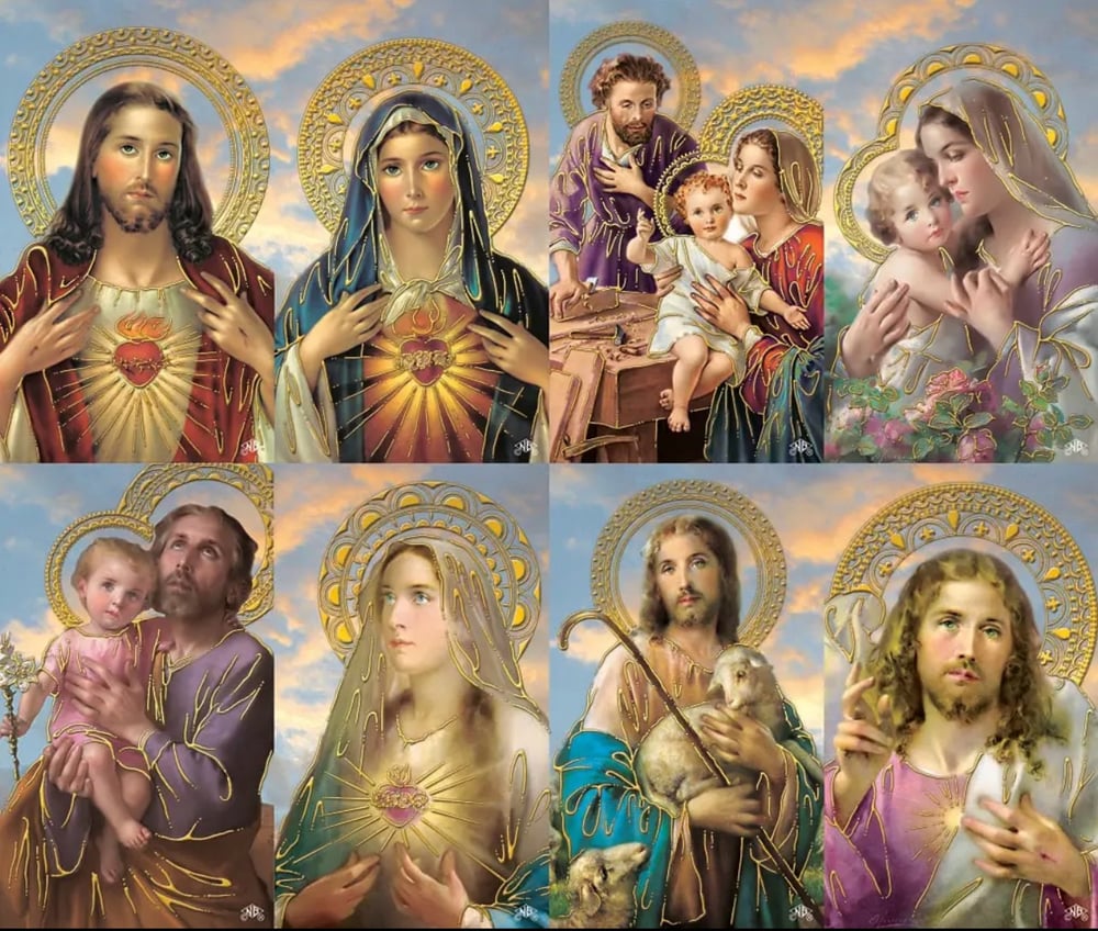 Assorted Saints Prayer Cards