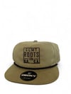 Olive square logo decky SnapBack 