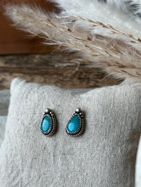 Image 2 of Prairie Sky Turquoise Studs