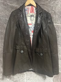 Image 1 of Leather Blazer 