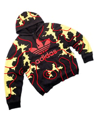 Image 2 of Reworked Cracky Flow Adidas Hoodie Size M