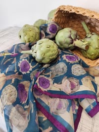 Image 6 of Pañuelo ALCAUCILES azul petróleo