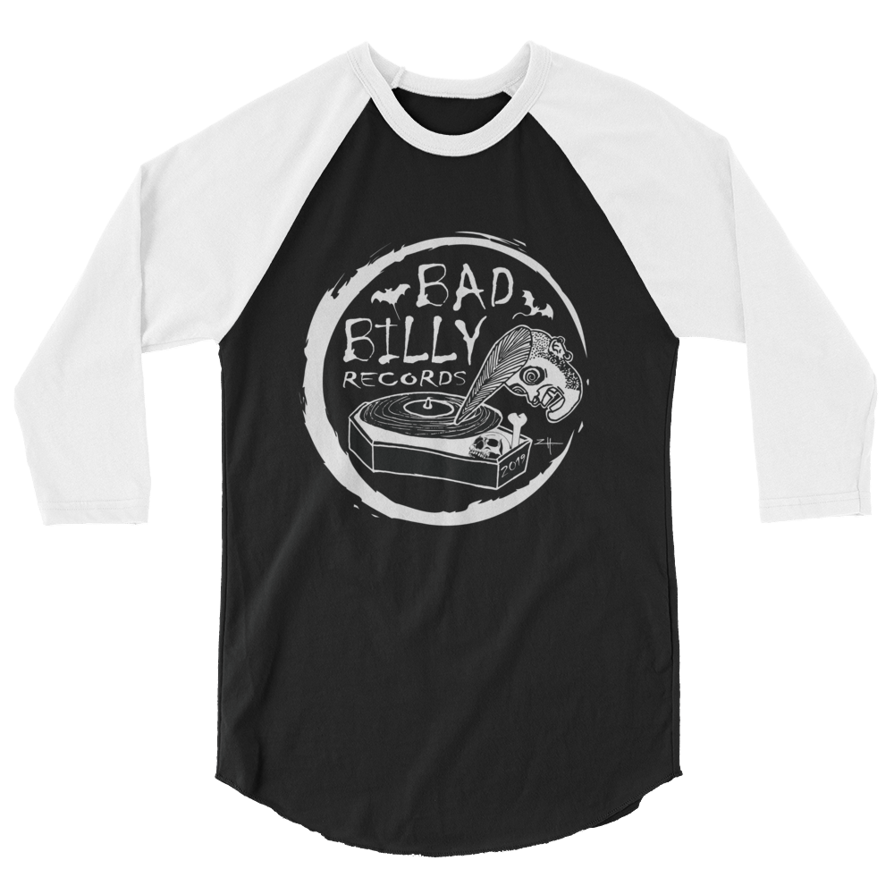 BAD BILLY (1st Logo) 3/4 sleeve raglan shirt