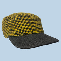 Image 1 of YELLOW KNIT PAINTERS CAP