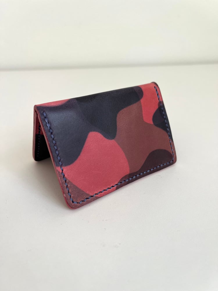 Image of Hot Pink Camo Slim Bifold Cardholder 
