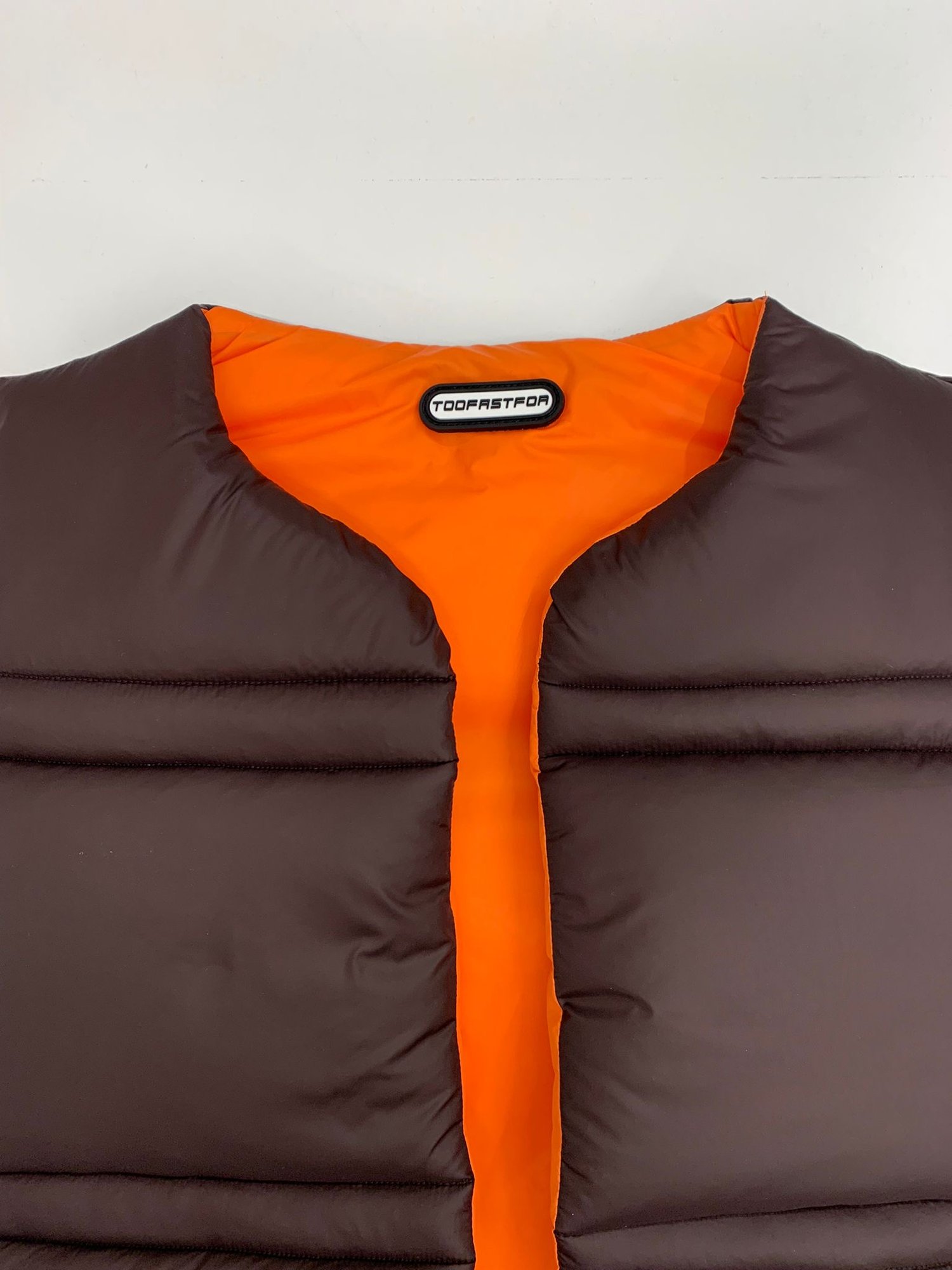 Image of TooFastFor Choco Puffer Vest
