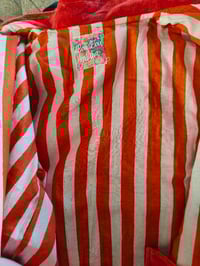 Image 4 of Wanderlust - Velvet evil eye protection jacket - Coral 6- 14 uk