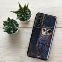 Image 16 of Baroque Style Gothic Inspired Owl Oil Painting Tough case for Samsung®