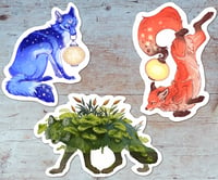 Sticker - Magical foxes