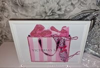 Image 2 of PINK STRIPE BAG FASHION PRINT 