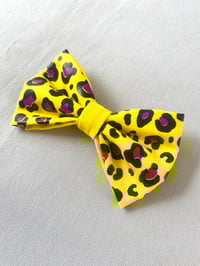 Image 4 of Neon Animal Print Bow Tie / Sailor Bow copy