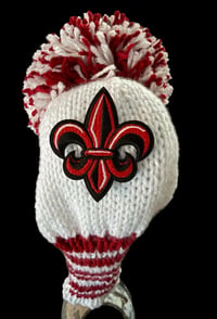 Image 2 of Louisiana Ragin Caguns custom Golf Club Cover hand knit logo College football fan  gift-7638f0c0