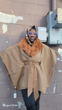 Image 4 of Camel Poncho 