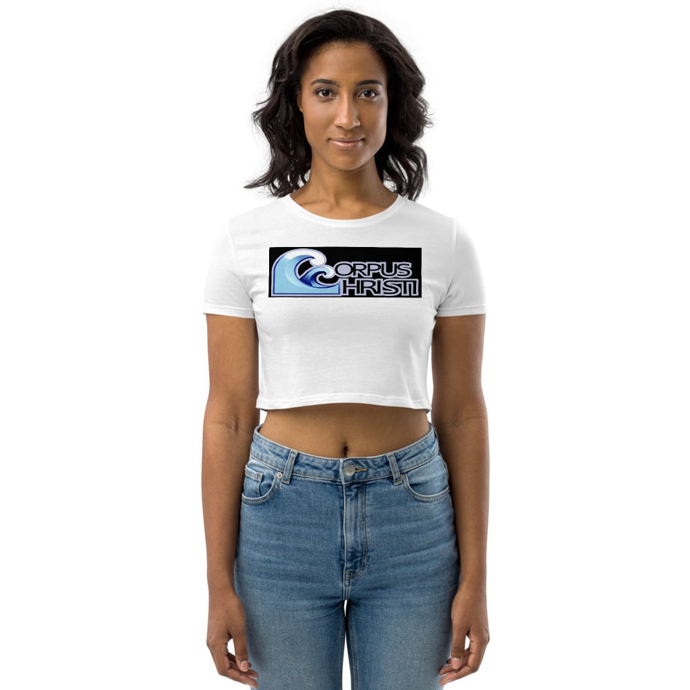 Image of Corpus Christi Logo Organic Crop Top