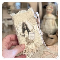 Image 3 of Custom listing for Silvia Sweet Daisy a vintage French lace snippet book and box