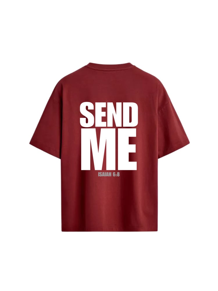 Image of Send me tee(cardinal red)