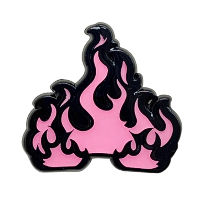 Arsonist Pin - Pink Flame